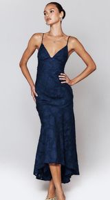 Princess Polly Cyrene Maxi Dress Navy Photo 0