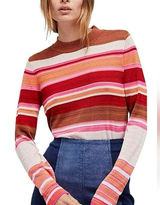 Free People Show Off Your Stripes Pullover Sweater - XS Photo 0