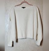 French Connection Knit Cozy White Sweater Size:M Photo 0