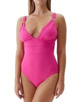 Melissa ODABASH Panarea One Piece Swimsuit Hot Pink Fuschia Size 6 Photo 0