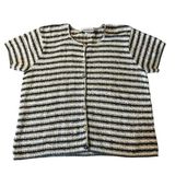 VTG Croft & Barrow Short Sleeve Button-up Grandma Sweater M/L made in USA Photo 0