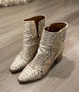 Lulus Snakeskin Booties Photo 0