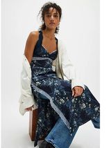 Intimately Just Dreamy Maxi Slip Dress Floral Print Size Medium NEW Photo 0