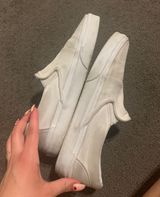 Vans White Slip-ons Photo 0