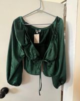 emerald green top Size L Photo 0