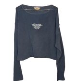 Harley Davidson Sportswear Thick Knit Classic Long Sleeve Shirt Size XL Photo 0