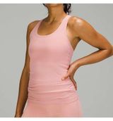 Lululemon Cool Racerback Tank Top Racing Length Pink 4 Photo 0