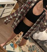 Double Zero  Velvet Biker Shorts Photo 0