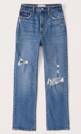 Abercrombie & Fitch Ultra High Rise Ankle Straight Jean 4/27 Photo 0