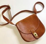Fossil Austin Leather Saddle Small Crossbody Bag Photo 0