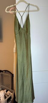 White fox green midi dress Photo 0