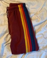 Aviator Nation Red Sweatpants Photo 0