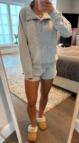 Light Grey Lounge Set Gray Photo 0