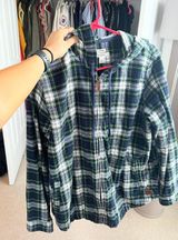 L.L.Bean  Flannel Hoodie Photo 0