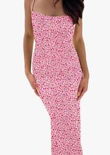Pink floral maxi dress Photo 0