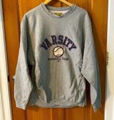 Steve and Barry's Oversized Varsity Baseball Team Sweatshirt Size Large Preowned Photo 0