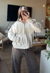 Free People Zip-Up Hoodie Photo 0
