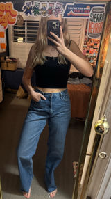 ZARA Jeans High-Rise Wide-Leg Photo 0