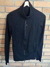 Nice Asana Jacket Black Full Zip Women’s Size 6 Photo 0