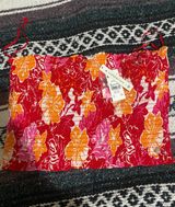 pink and red floral print tube top Photo 0