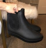 Black Rain Boots Size 8 Photo 0