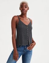 American Eagle Outfitters Button Up Tank Top  Photo 0
