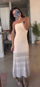 White knit Dress From Abercrombie Photo 0