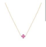 ENewton  Necklace Pink Cross Photo 0