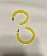 Urban Outfitters Yellow Hoops  Photo 0