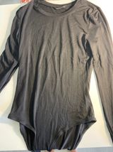 SheIn Long Sleeve Bodysuit Black Photo 0