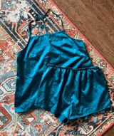 Stars Above Matching Silk Pajama Set Photo 0