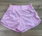 Lululemon Hotty Hot High-Rise Lined Short 4" Light Pink Women Size 6 Photo 0
