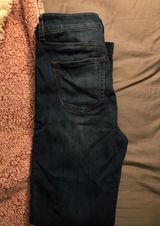 Dark Wash Jeans Blue Size 28 Photo 0