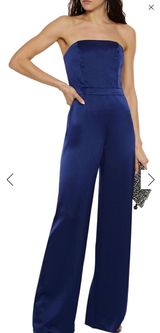 Alice + Olivia Athena strapless satin-crepe jumpsuit Photo 0