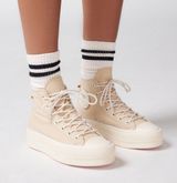 Converse NEW Chuck Taylor All Star Lift Oat Milk High Top Platform Shoes Photo 0