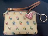 Dooney & Bourke Wristlet Keychain Wallet Vintage Photo 0