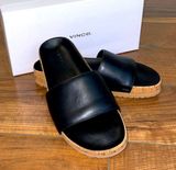 Vince Cork Platform Slides NWT 8M Photo 0