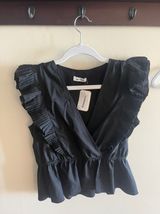 Day + Moon Black Top Photo 0