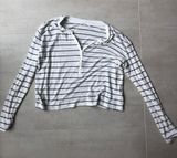 Splendid Striped Long-Sleeve Blouse Photo 0