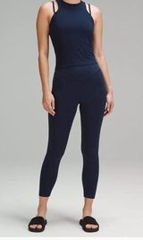 Lululemon Wunder Under SmoothCover High-Rise 25” Leggings - Size 10 - True Navy Photo 0