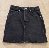 Black Denim Skirt Photo 0