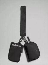 Lululemon Dual Pouch Wristlet Black Photo 0