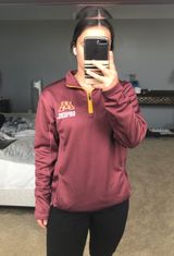 Rivalry Threads Maroon Minnesota Gophers Quarterzip Photo 0