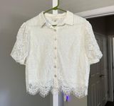 White Lace Blouse Photo 0