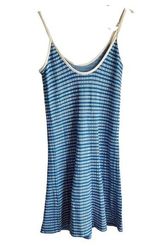 Theory Dress Dusty Blue & White Color Nautical OFANTAL Prosecco Small Photo 0