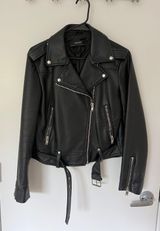 ZARA Faux Leather Jacket Photo 0