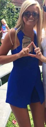 NBD Envelope Romper Blue Game Day Photo 0