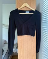 Urban Outfitters Black V-Neck Long Sleeve Photo 0
