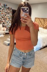 destined Lettuce Hem Crop Top Photo 0