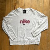 women’s nike lightweight crewneck pullover large Photo 0